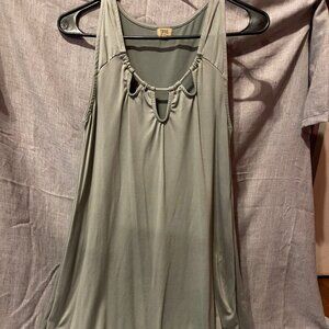 Womens Green True Craft Tank Top Dress